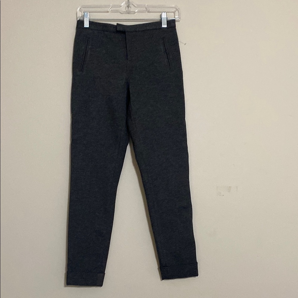 ATM Pants gray trouser women 2 thick stretchy office career casual retro formal